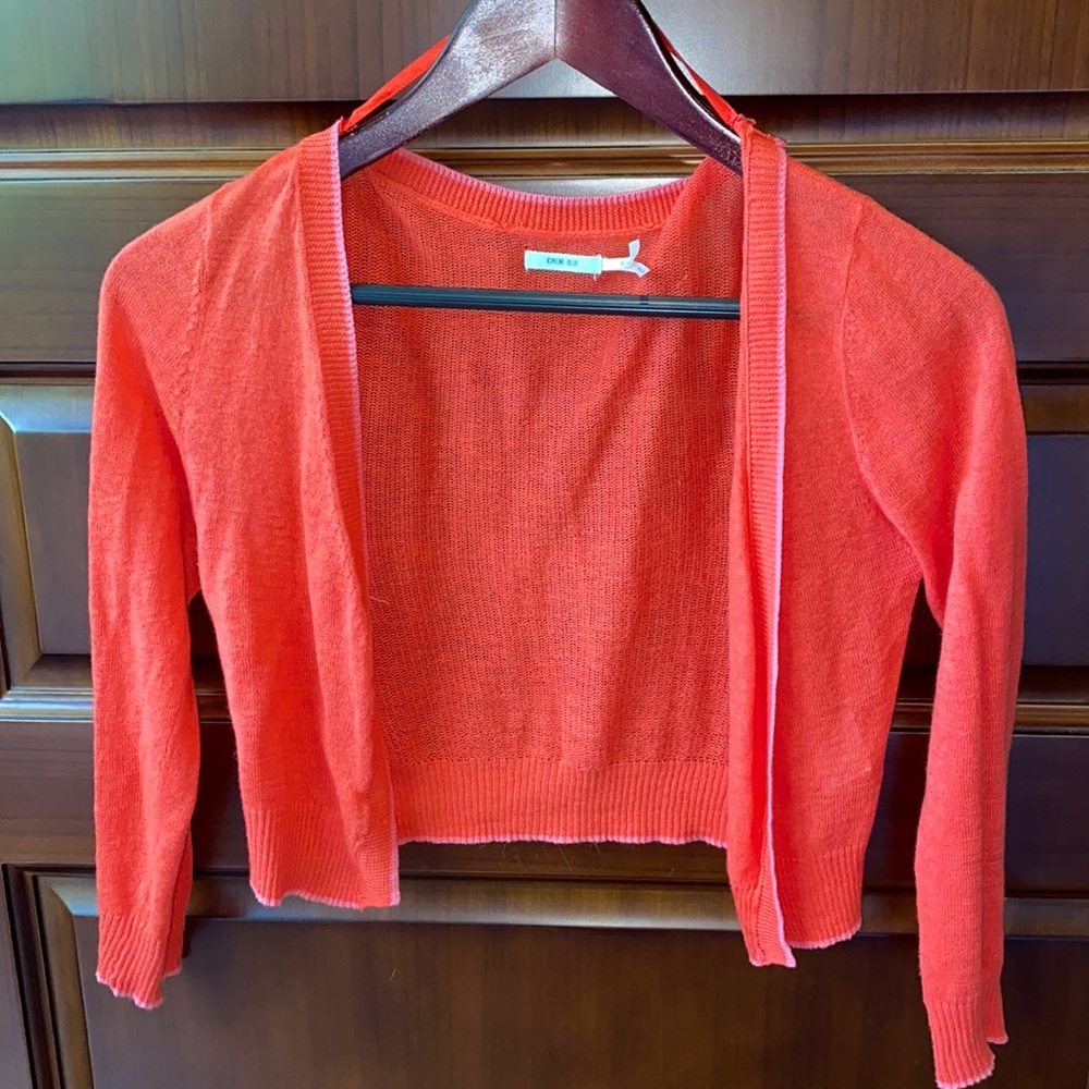 Kimichi Blue, Orange Cardigan